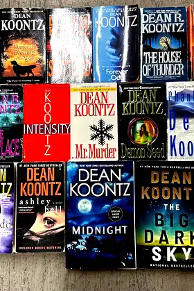Dean Koontz Horror Novel Collection 21 Book Set poster