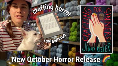 Crafting for Sinners by Jenny Kiefer 🧶🪡  Reading Vlog & Book Review poster