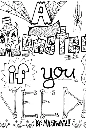 A Monster if you NEED! (With Monsters We CAN Learn 2 READ) poster