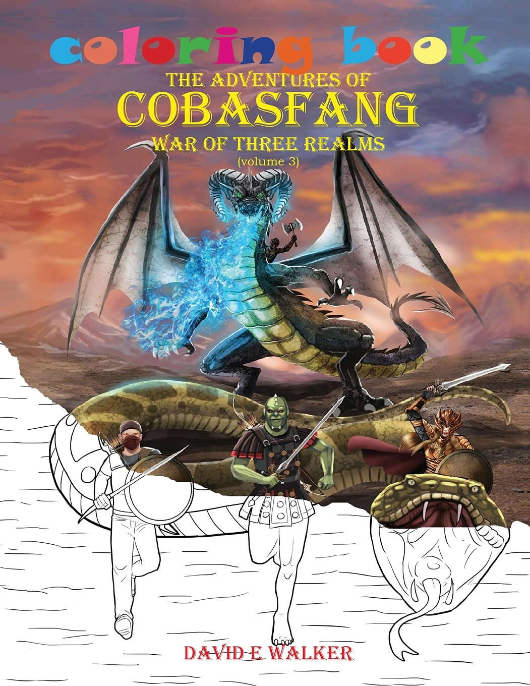 Coloring Book The Adventures of Cobasfang: War of Three Realms poster