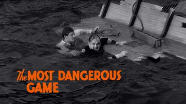 THE MOST DANGEROUS GAME "The luxury yacht runs aground and explodes" Clip poster