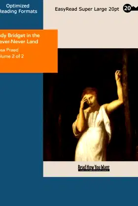 Lady Bridget in the Never-never Land: Easyread Super Large 20pt Edition poster