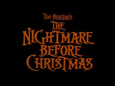 Poster for The Nightmare Before Christmas