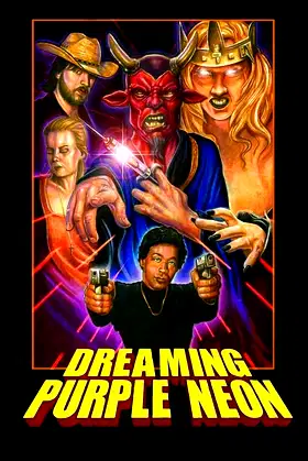 Dreaming Purple Neon poster