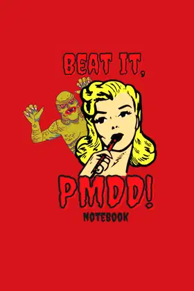 Beat It, PMDD! Notebook poster