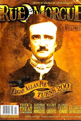 Rue Morgue Magazine of Horror No. 94, October 2009 (EDGAR ALLAN POE ISSUE) poster