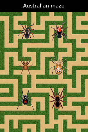 Australian maze poster
