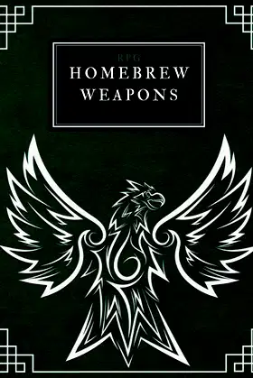 RPG Homebrew Weapons: Design 360 weapons with this DnD Weapon Builder poster