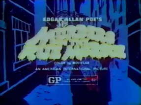 Murders in the Rue Morgue 1971 TV trailer poster