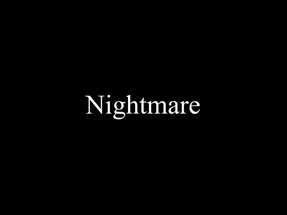 Nightmare Short Film poster