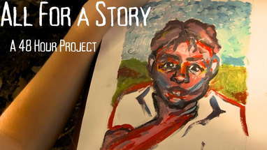 All For a Story - 48 hour horror short film poster