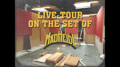 LIVE Studio Tour on the set of MAD HEIDI poster