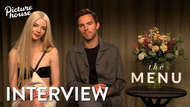 The Menu | Anya Taylor-Joy, Nicholas Hoult and Dir. Mark Mylod Interview poster