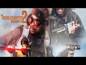 TROUBLESHOOTERS 2 ROACHBOTS official trailer poster