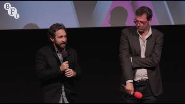 The Menu writer Seth Reiss and director Mark Mylod serve up LFF 2022's surprise film poster