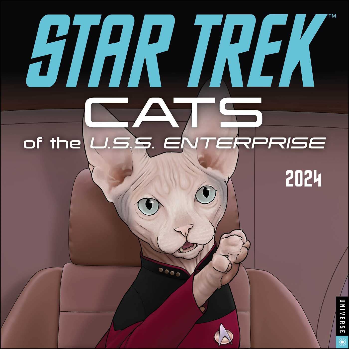 Star Trek: Cats 2024 Wall Calendar poster
