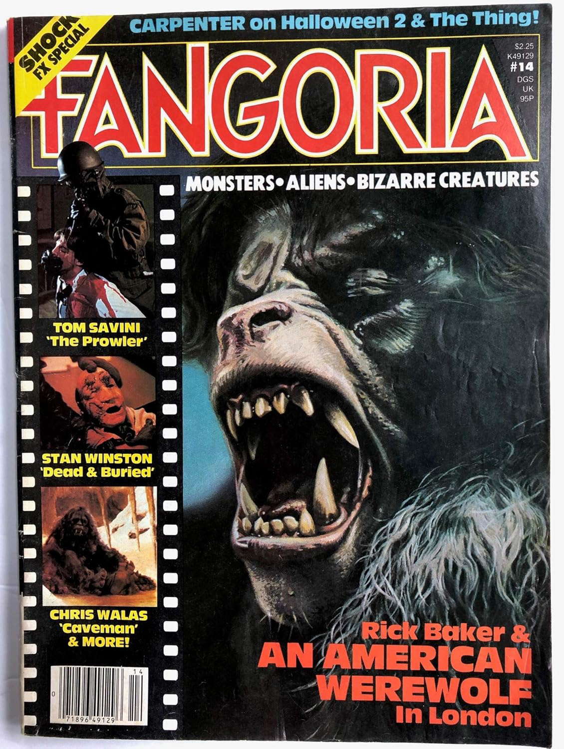 Fangoria Horror Magazine Issue # 14 August 1981 poster