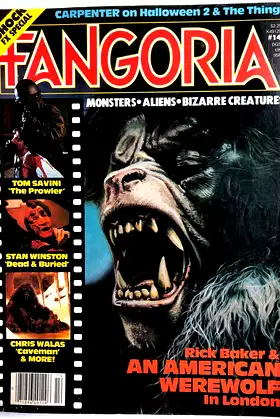 Fangoria Horror Magazine Issue # 14 August 1981 poster