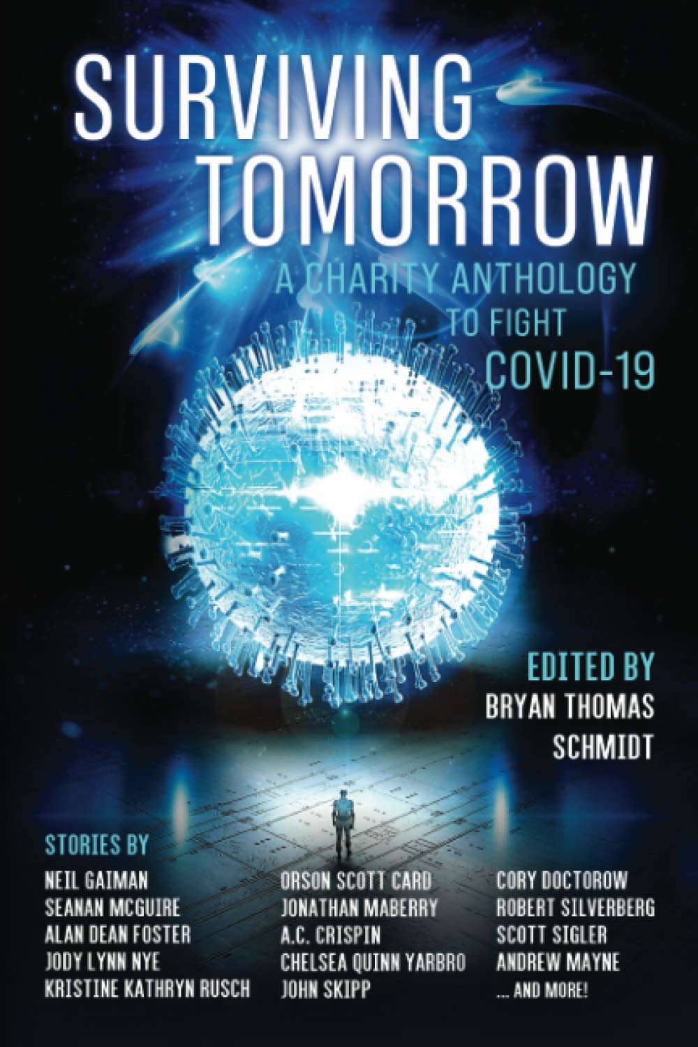 Surviving Tomorrow: A charity anthology to fight COVID-19 poster