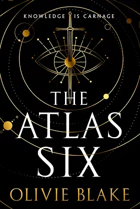 The Atlas Six (Wheeler Publishing Large Print Hardcover) poster