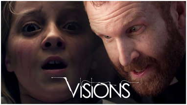 VISIONS - short horror / demon possession / psychological thriller film poster