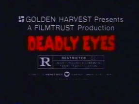 Deadly Eyes 1983 TV trailer poster