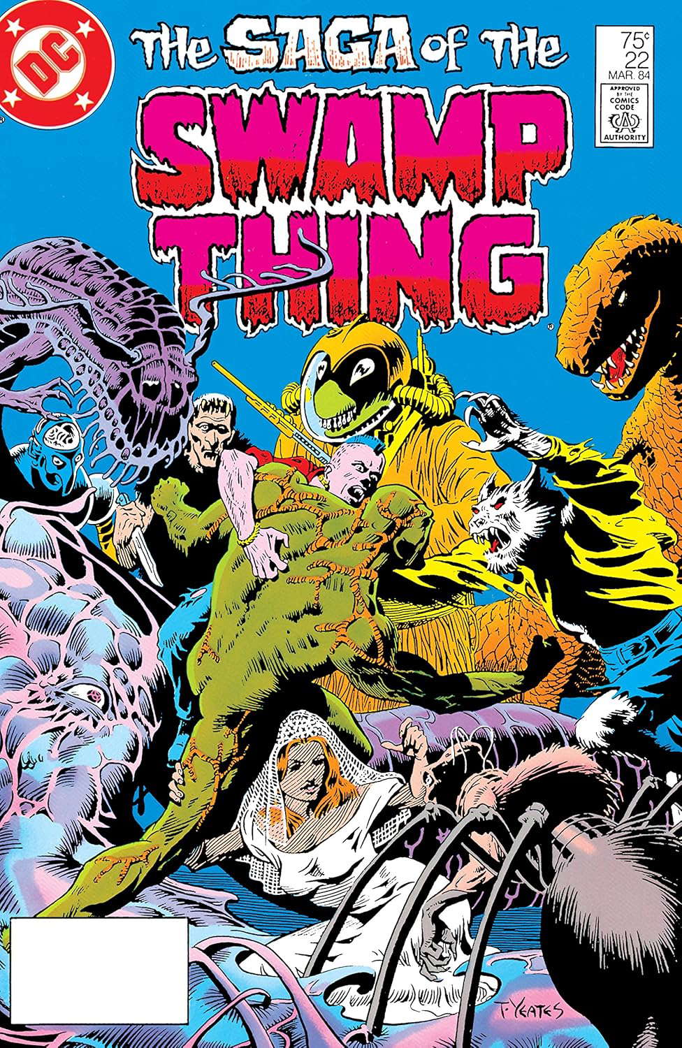 Swamp Thing (1982-1996) #22 poster