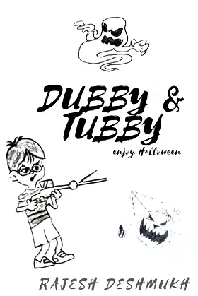 DUBBY & TUBBY: enjoy Halloween poster