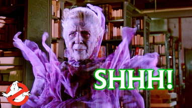 Tracking Down The Library Ghost | Film Clip | GHOSTBUSTERS poster