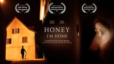 HONEY I'M HOME | Short Horror Film poster