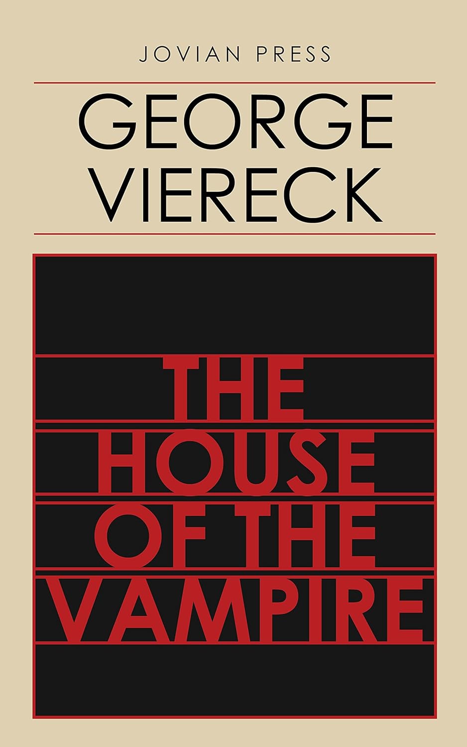 The House of the Vampire poster