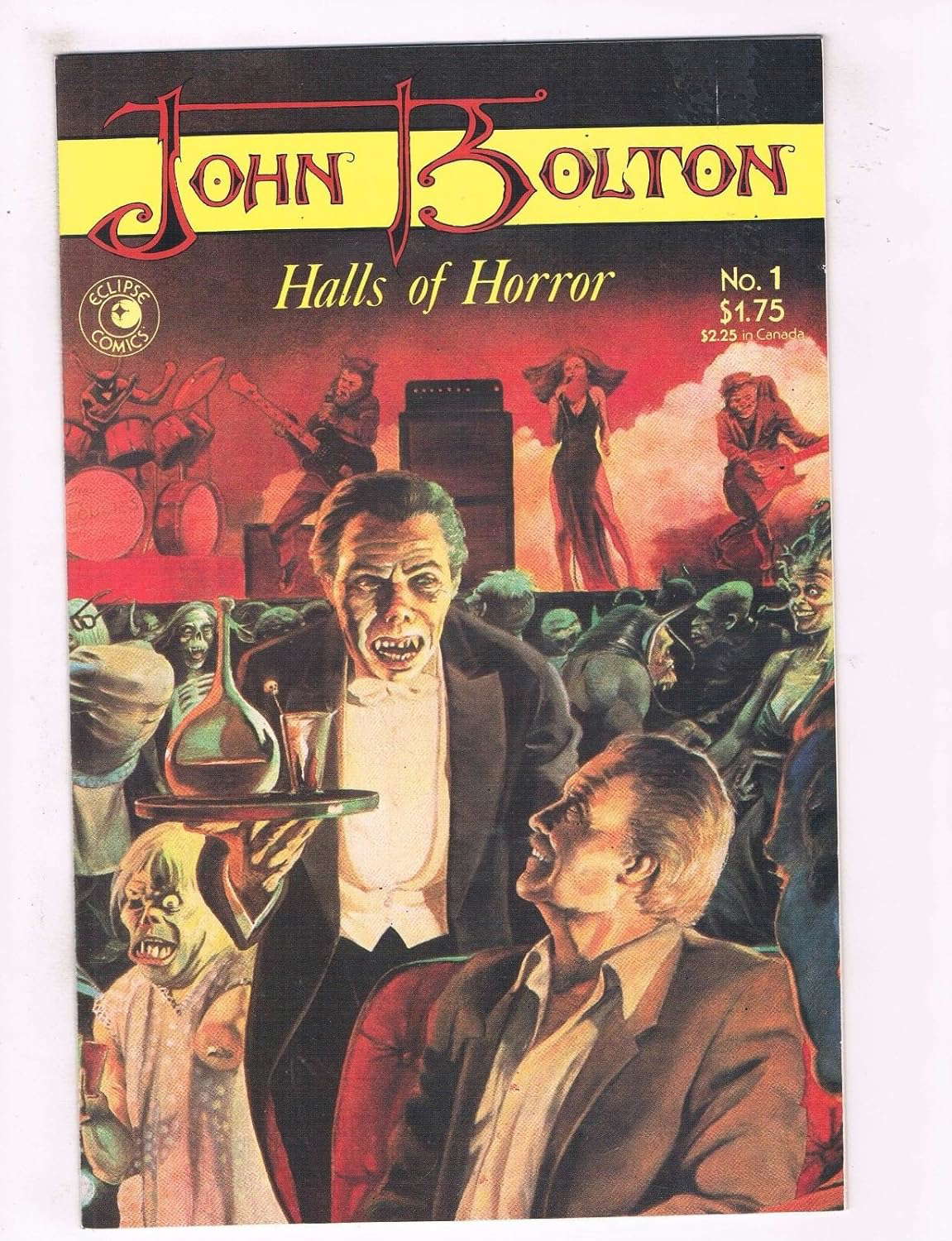 John Bolton's Halls of horror poster
