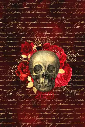 Skull and Roses 2020 Planner poster