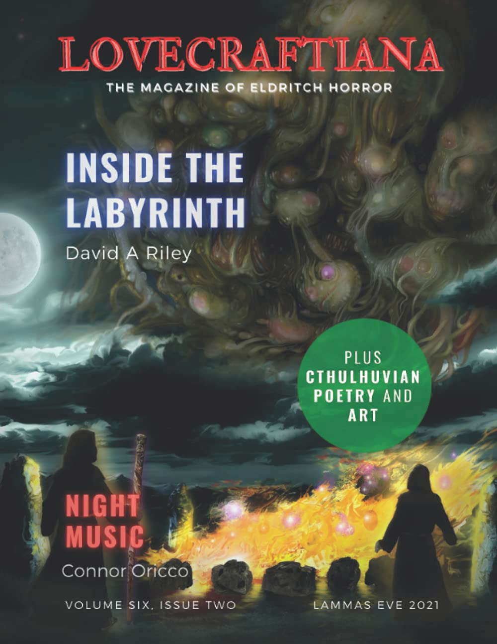 Lovecraftiana: Vol 6, Issue 2, Lammas Eve 2021 poster