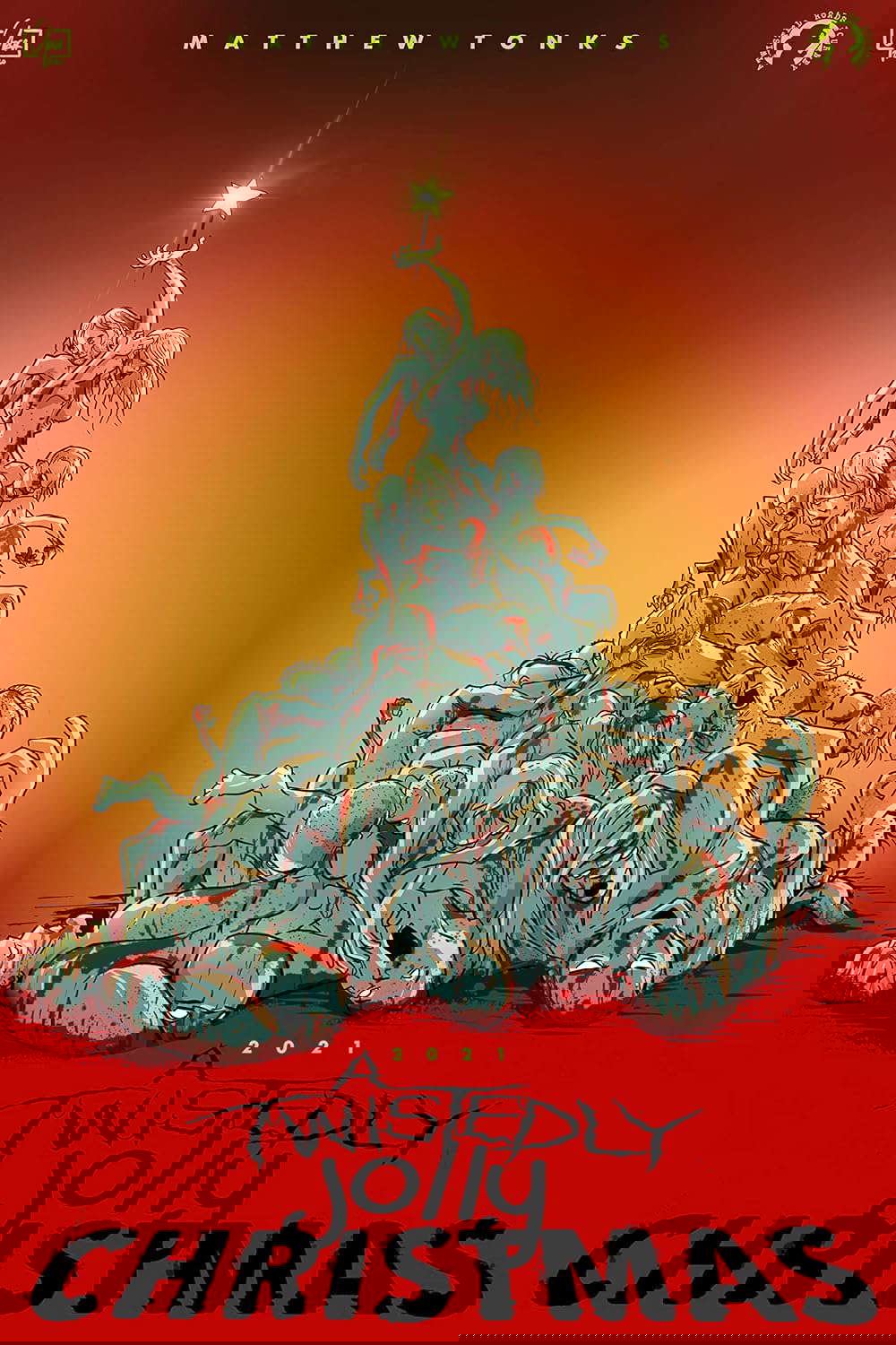 A Twistedly Jolly Christmas 2021 poster