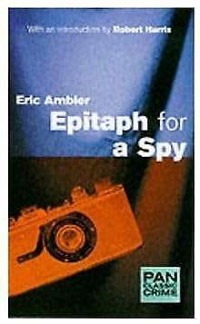 Epitaph for a spy [Pan classic crime series] poster