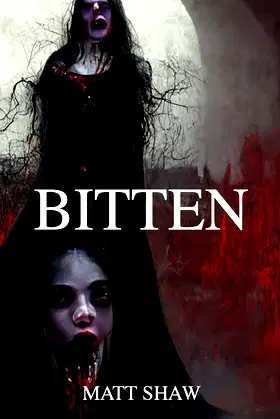 Bitten: A vampire horror novel poster