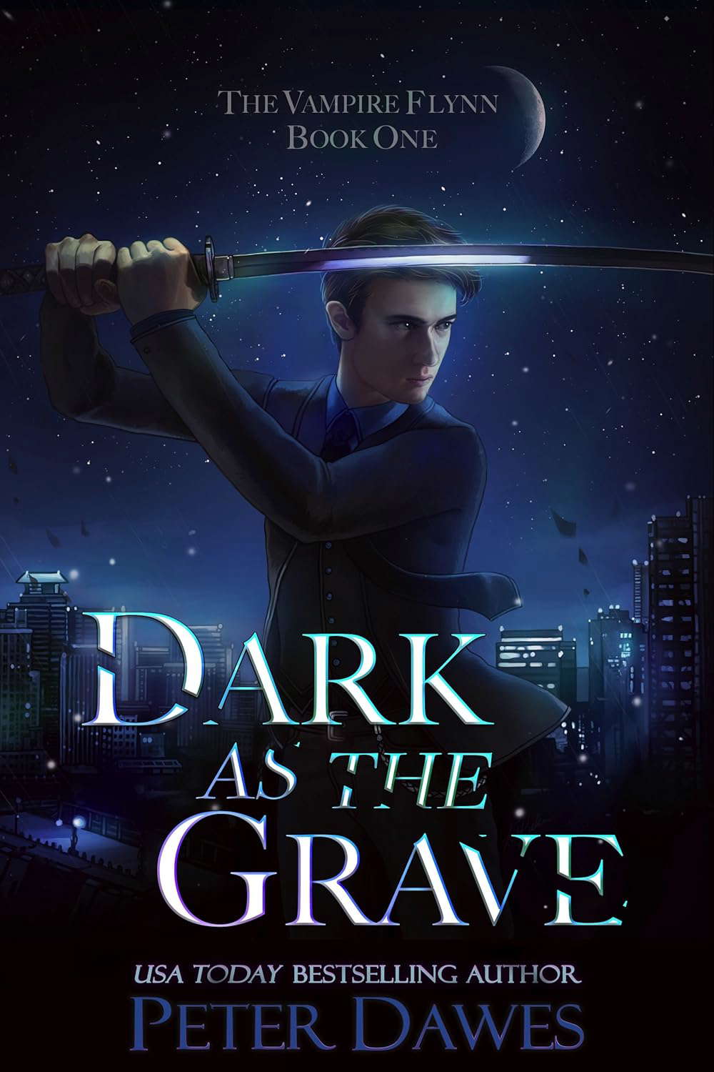 Dark as the Grave: A Dark Urban Fantasy Thriller (The Vampire Flynn Book 1) poster