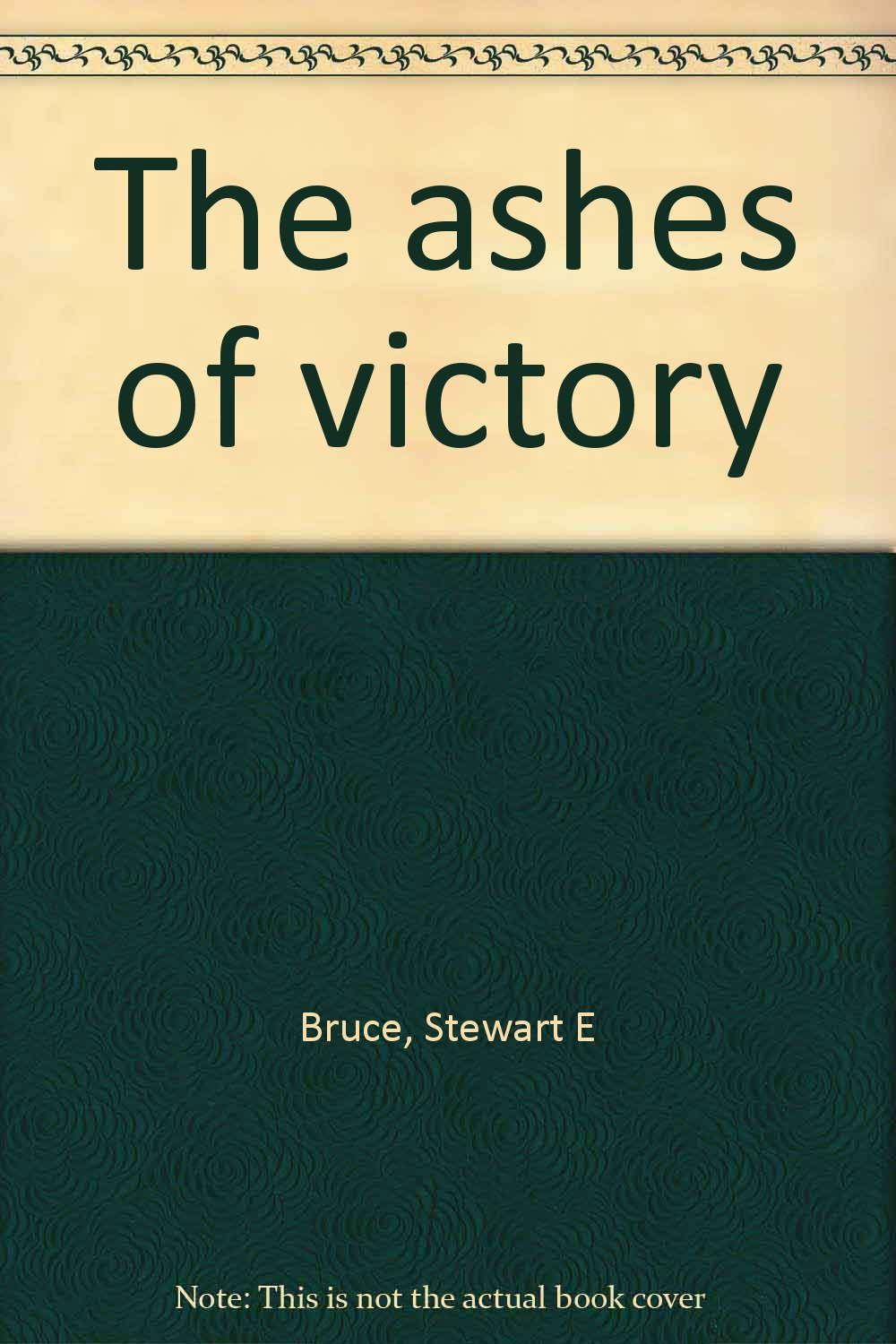 The ashes of victory poster