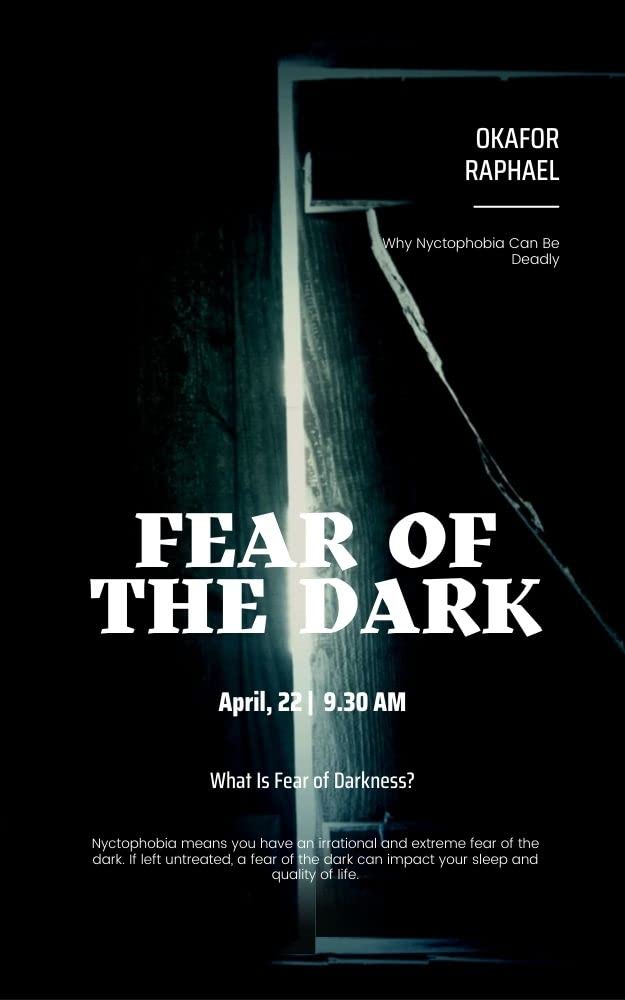 Fear Of The Dark: Phobia Of Darkness Best Solution poster