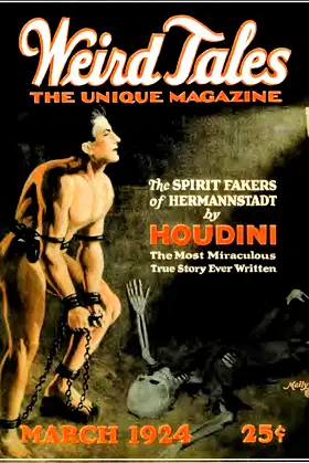 Weird Tales: March, 1924 poster