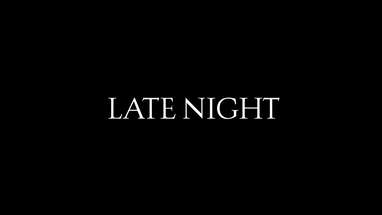 Late Night - a horror short film poster