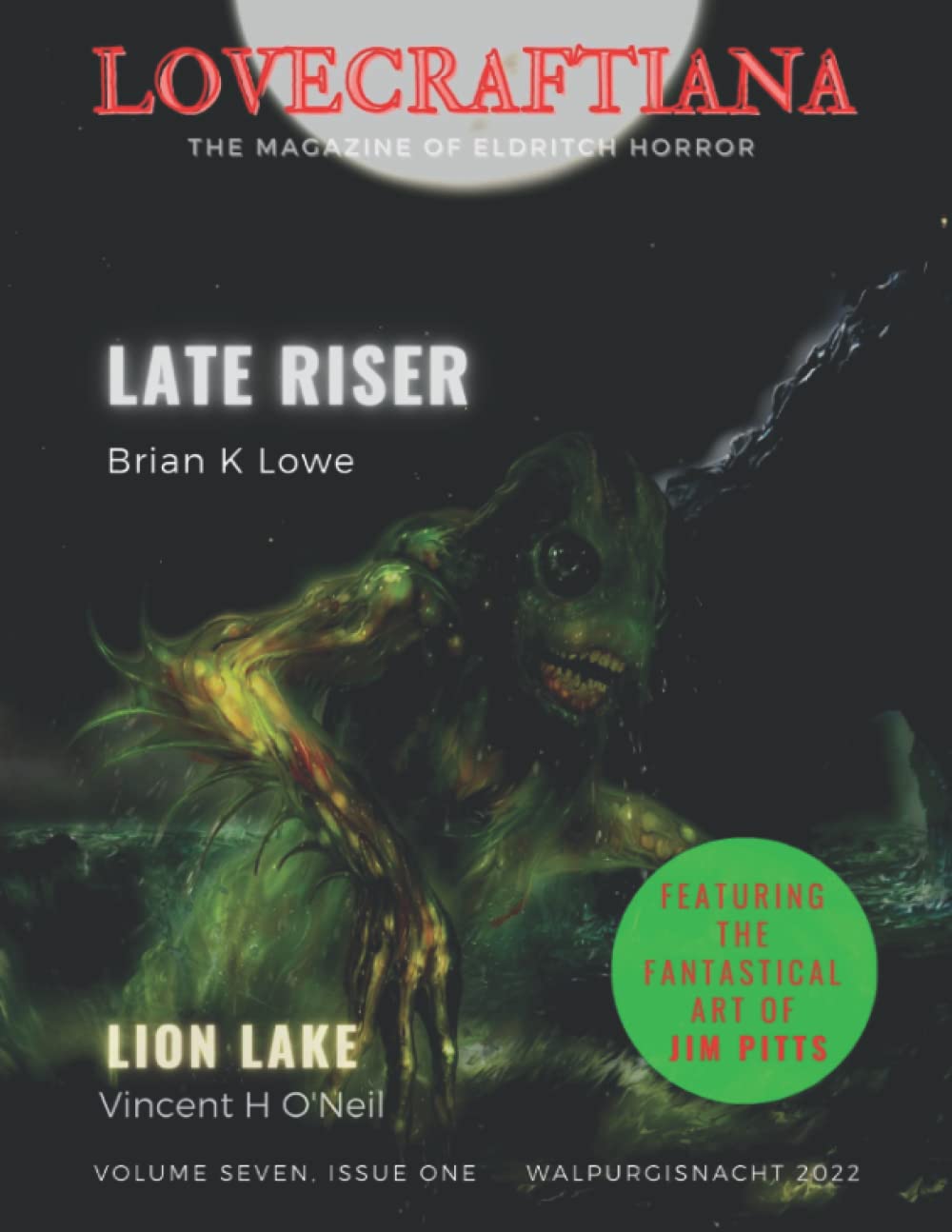 Lovecraftiana: Vol 7, Issue 1, Walpurgisnacht 2022 poster
