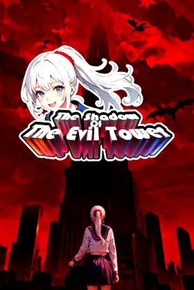 The shadow of the evil tower poster