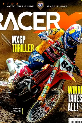 RACERX Magazine February 2022 MXGP THRILLER MOTO GIFT GUIDE poster