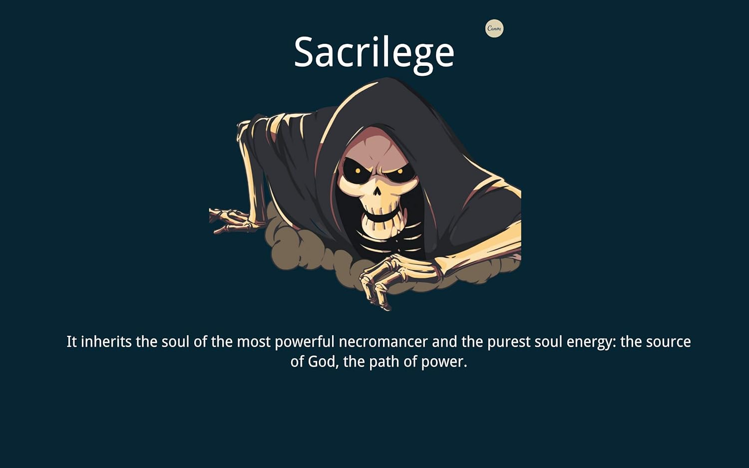 Sacrilege: Necromancer poster