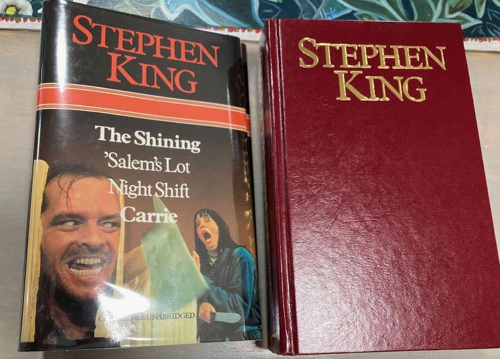 Stephen King: The Shining, Salems Lot, Night Shift, Carrie poster