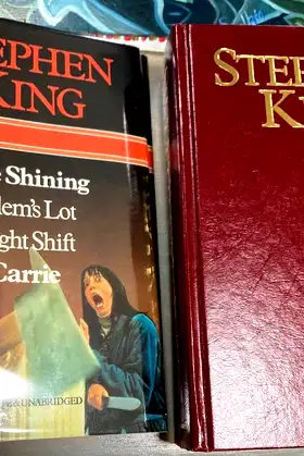 Stephen King: The Shining, Salems Lot, Night Shift, Carrie poster
