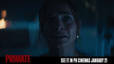 #PrimateMovie brings “edge-of-your-seat-terror” to the big screen. In PH cinemas JAN 21. poster