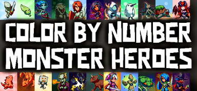 Color by Number - Monster Heroes capsule